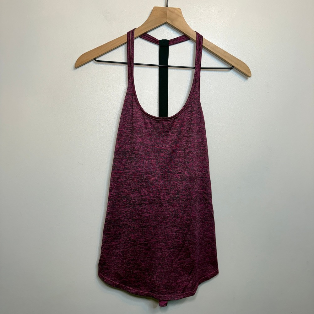 Icyzone Women's Space Dye T-Back Racerback Activewear Tank Top Size Small